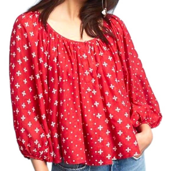 Anthropologie Kopal red top - Picture 3 of 4